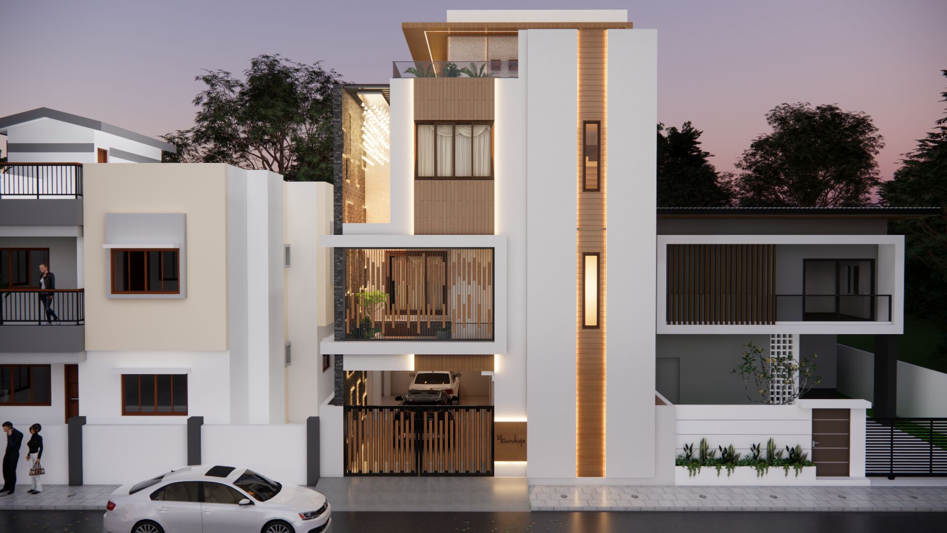 Lunar Land modern home in Chitradurga by Fort Sketchs, photo 7